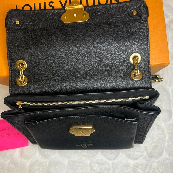 Louis Vuitton Black Monogram Empreinte Leather Vavin PM Bag - Picture 3 of 10